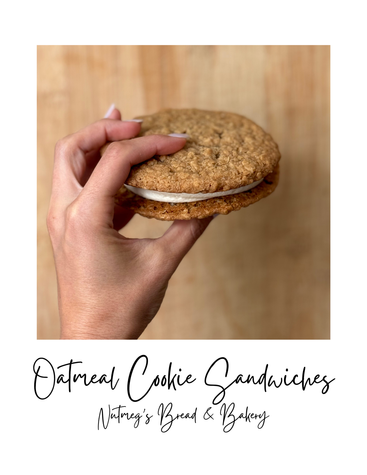 Oatmeal Cookie Sandwich Recipe